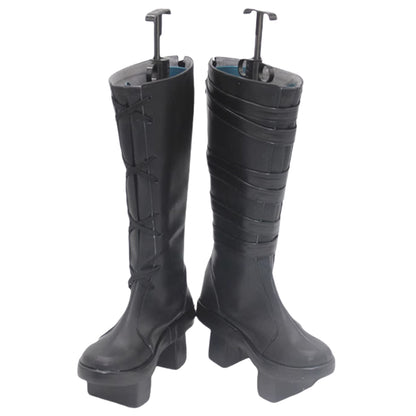 Akatsuki Deidara de Naruto Halloween zapatos blancos botas de Cosplay