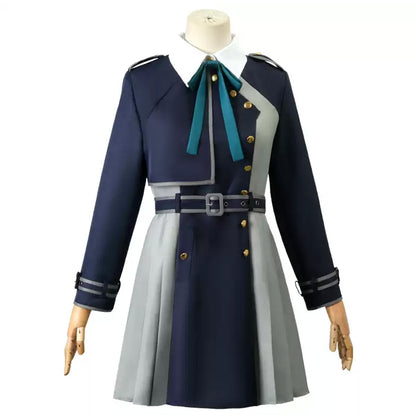 Lycoris Recoil Takina Inoue Costume Cosplay Uniforme Bleu