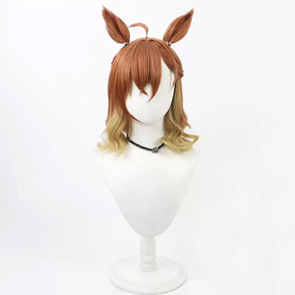 Perruque de cosplay en argent Honkai: Star Rail Arlan