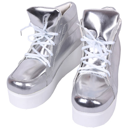 Persona 5: Dancing Star Night Yusuke Kitagawa Silver Cosplay Shoes