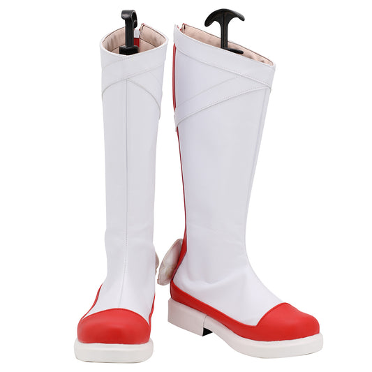 Akatsuki Deidara aus Naruto Halloween Weiße Schuhe Cosplay Stiefel