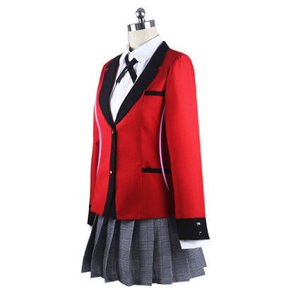 Kakegurui Compulsive Gambler Yumeko Jabami Cosplay Costume - New Edition