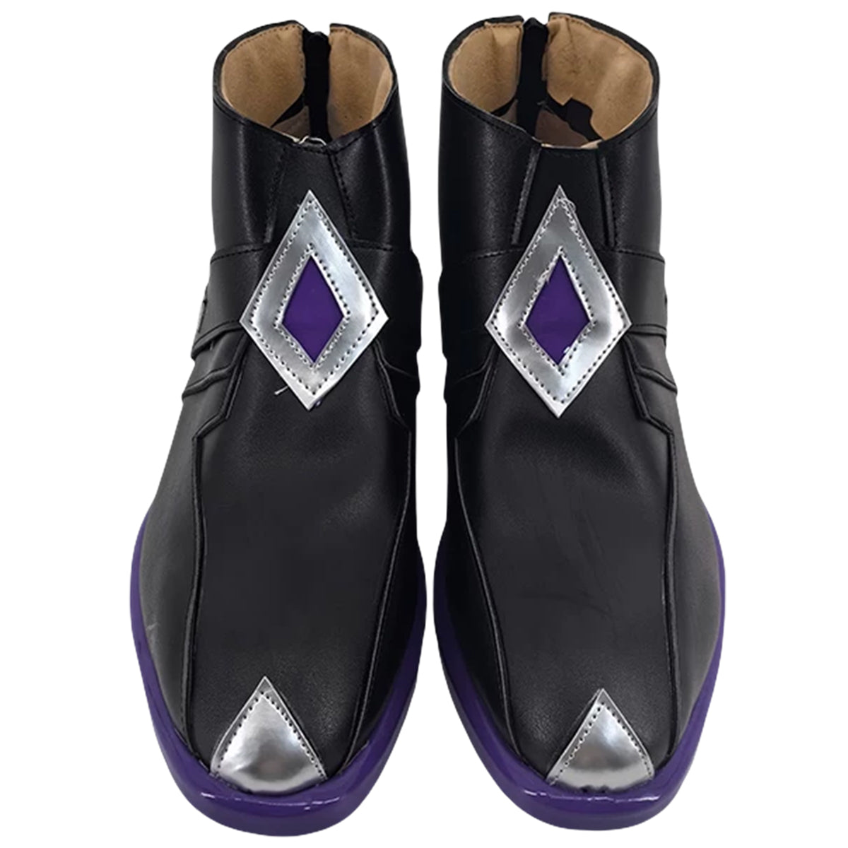 Genshin Impact Pantalone Fatui Regrator Black Cosplay Shoes