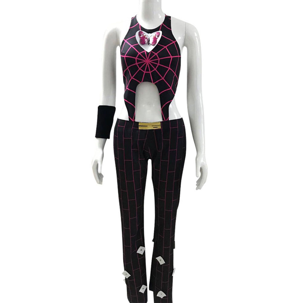 JoJo's Bizarre Adventure: Stone Ocean Jolyne Cujoh Black Cosplay Costume