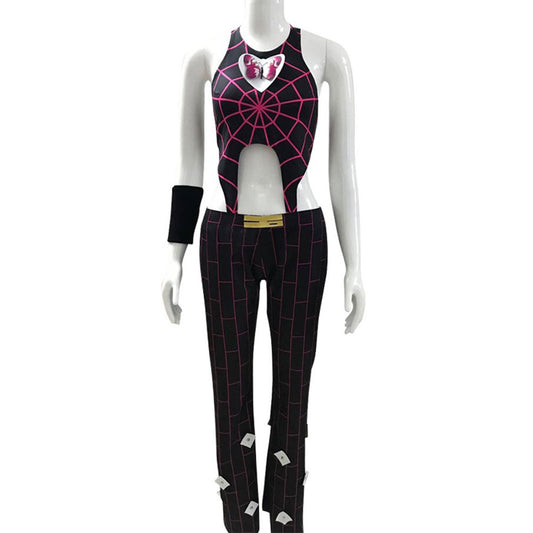 JoJo's Bizarre Adventure: Stone Ocean Jolyne Cujoh Black Cosplay Costume