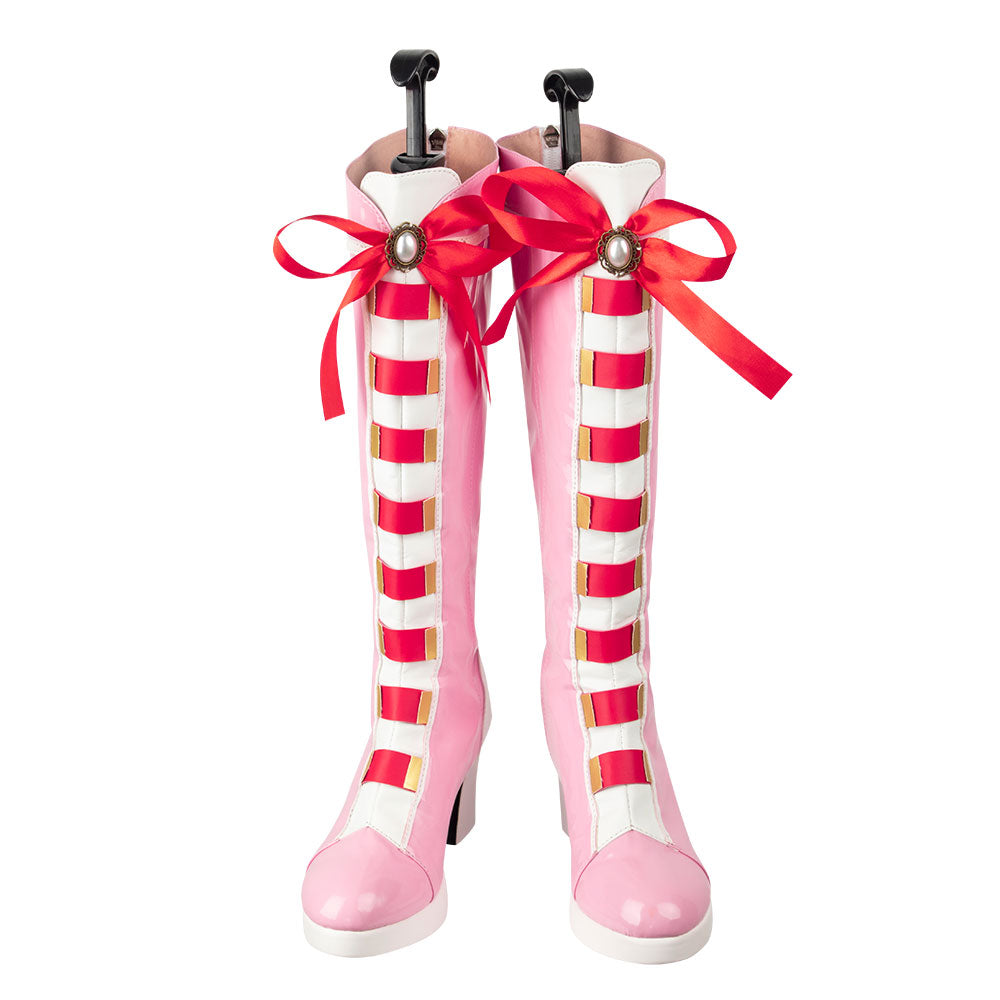 TEKKEN 8 Lili Emilie De Rochefort Pink Cosplay Shoes – Gcosplay