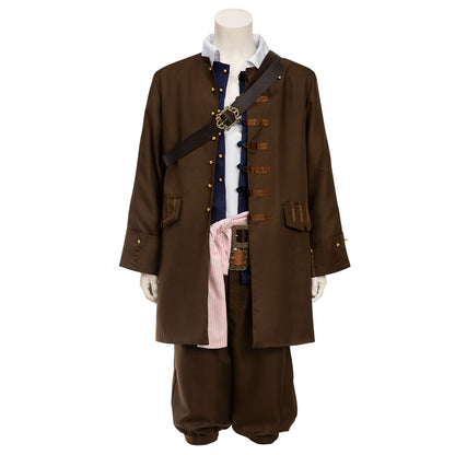 Pirates of the Caribbean Jack Sparrow Halloween Cosplay Costume