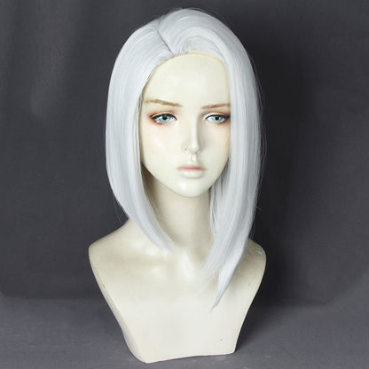 Overwatch OW New Hero Ashe White Cosplay Wig