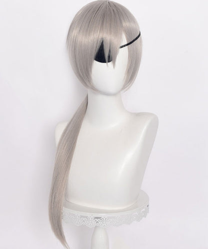 Chainsaw Man Quanxi Grey Cosplay Wig