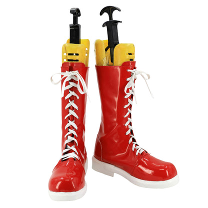 Persona 5:Dancing Star Night Goro Akechi Dancing All Night DLC Red Shoes Cosplay Boots