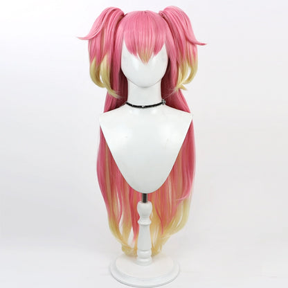 Wonderful Precure Inukai Komugi Pink Cosplay Wig