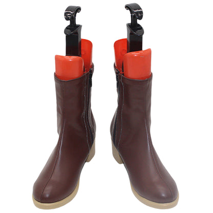 Jujitsu Fight Sorcery Fight Jujitsu Fight Season 3 Yuki Tsukumo Brown Shoes Cosplay Boots