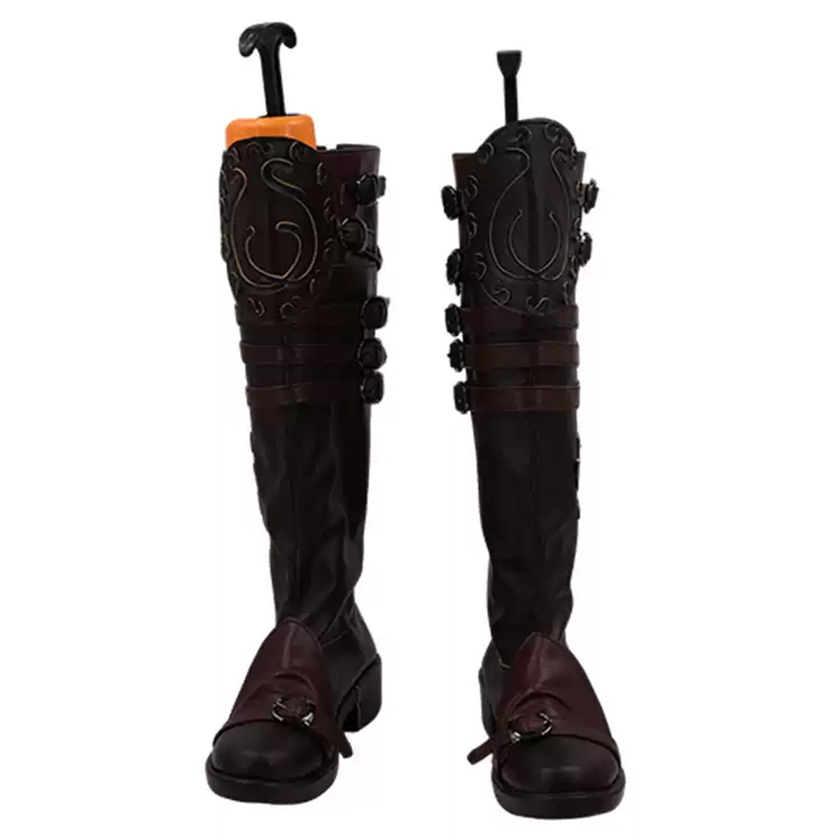 Akatsuki Deidara de Naruto Halloween zapatos blancos botas de Cosplay