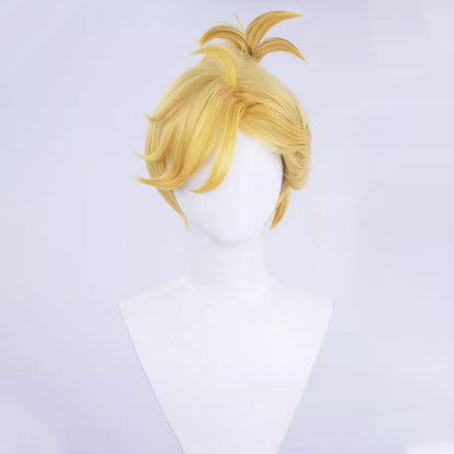 Honkai: Parrucca cosplay Star Rail Welt Yang Brown