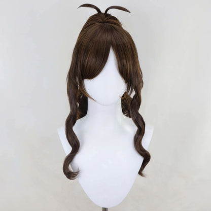 PM Black White PM Hilda Brown Cosplay Wig