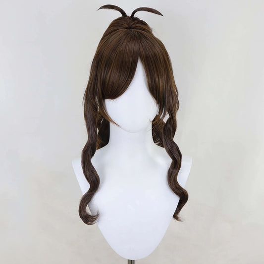 PM Black White PM Hilda Brown Cosplay Wig