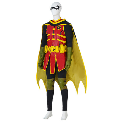 Batman and Sm: Battle of the Super Sons Damian Wayne Cosplay Costume