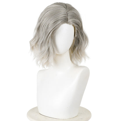 Genshin Impact Yelan Noir Violet Cosplay Perruque