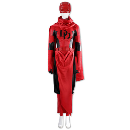 Marvel Daredevil Woman Without Fear Female Daredevil Elektra Natchios Cosplay Costume
