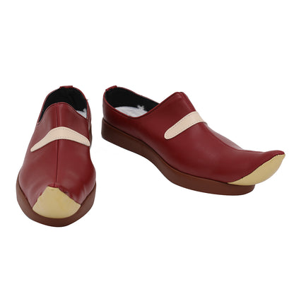 Avatar The Last Airbender Toph Beifong Red Cosplay Shoes