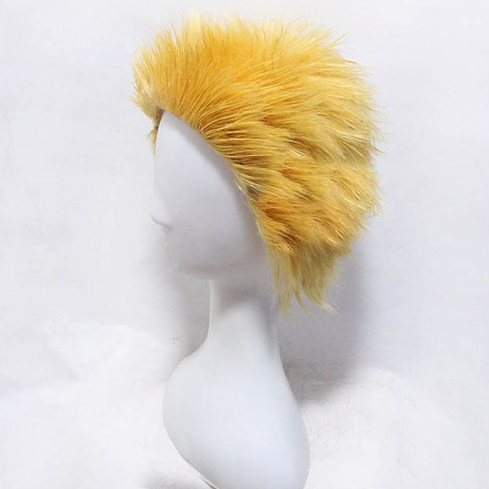 Tronçonneuse Homme Denji Doré Cosplay Perruque