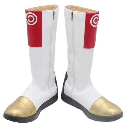 D Ball Xenoverse 3 Male Player MC White Shoes Cosplay Boots