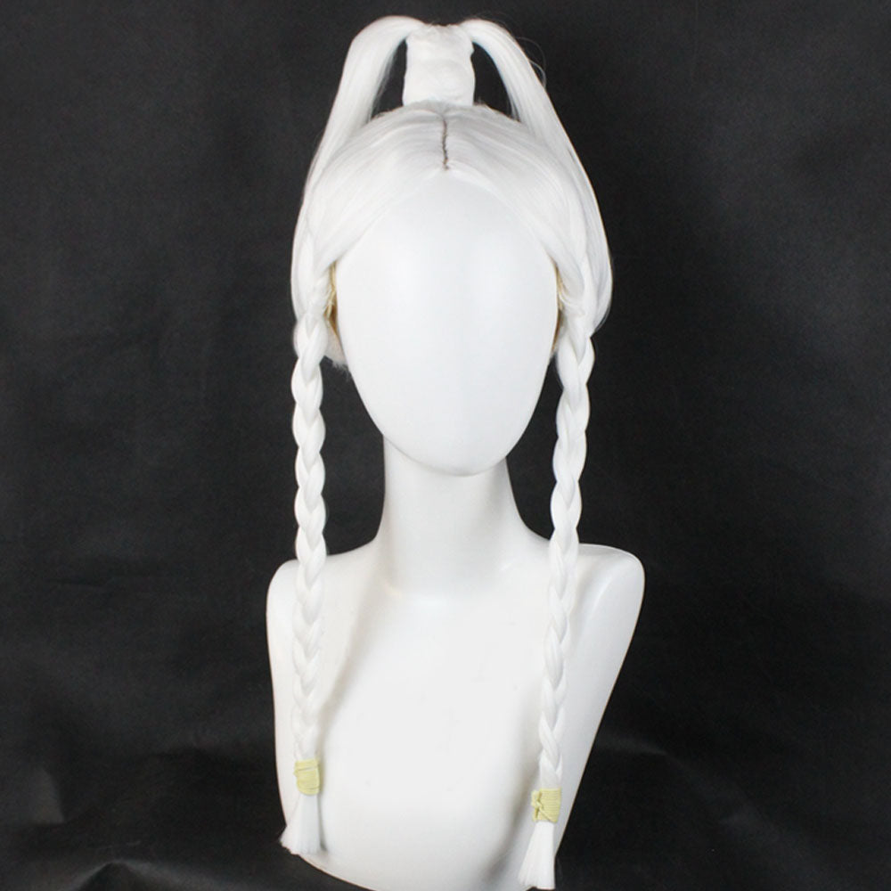 Avatar The Last Airbender Princess Yue White Cosplay Wig - Without Head Accessory