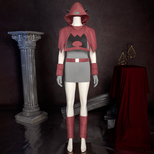 PM Team Magma Female Cosplay Costume