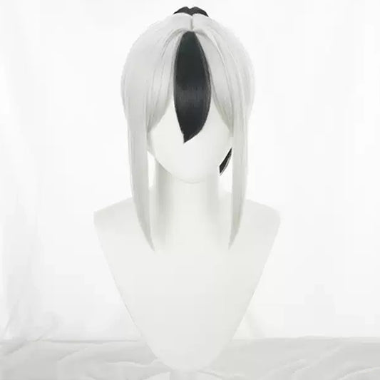 Honkai: Star Rail Arlan Silber Cosplay Perücke