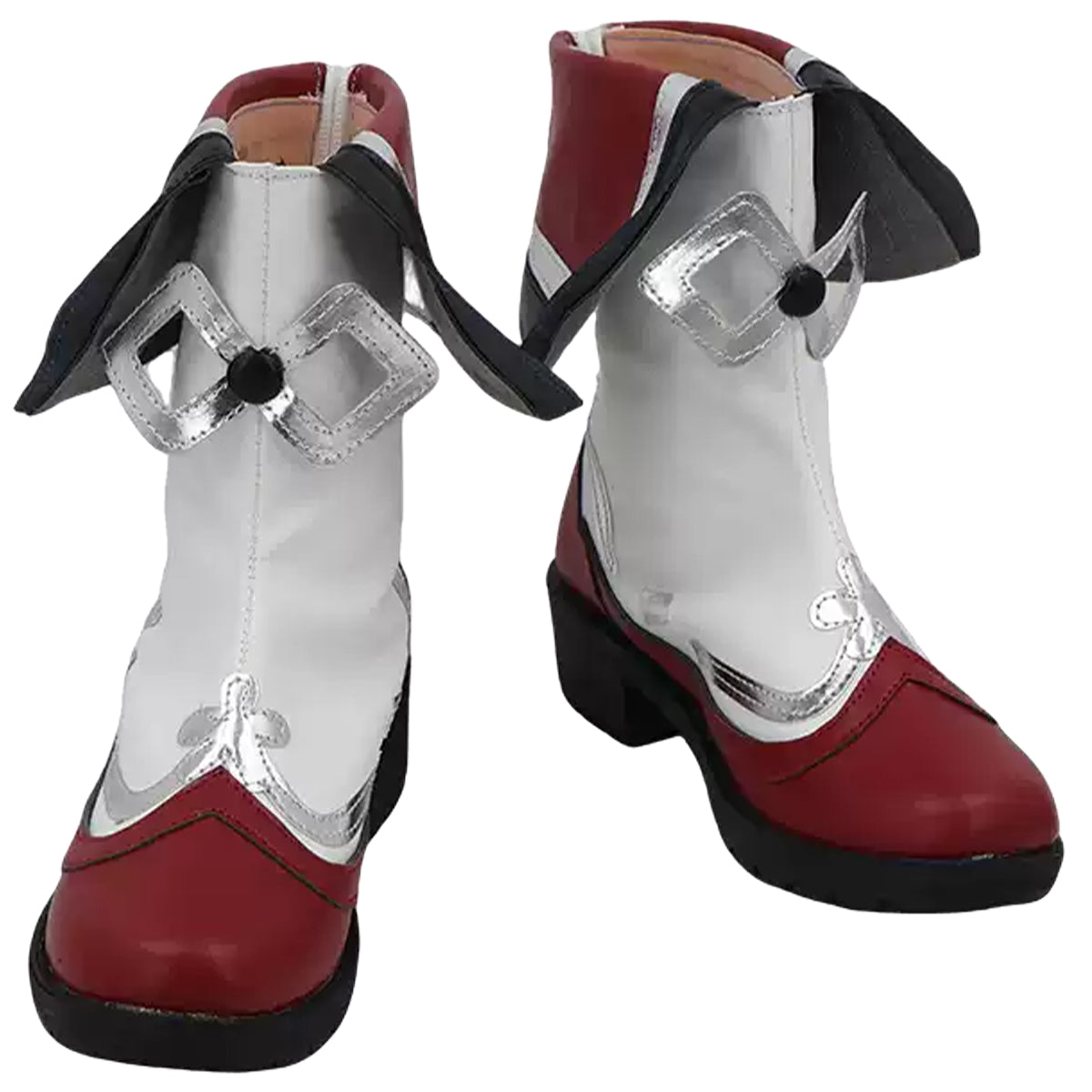 Akatsuki Deidara de Naruto Halloween zapatos blancos botas de Cosplay