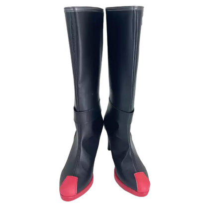 Akatsuki Deidara de Naruto Halloween zapatos blancos botas de Cosplay