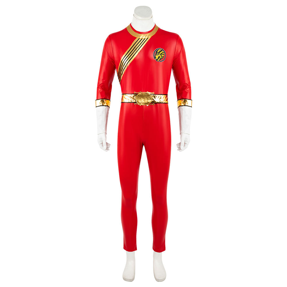Power Rangers Wild Force Red Wild Force Ranger Cosplay Costume