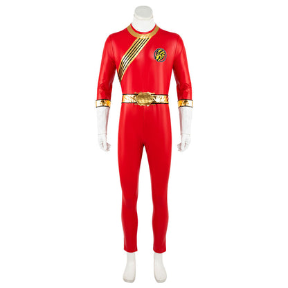 Power Rangers Wild Force Red Wild Force Ranger Cosplay Costume