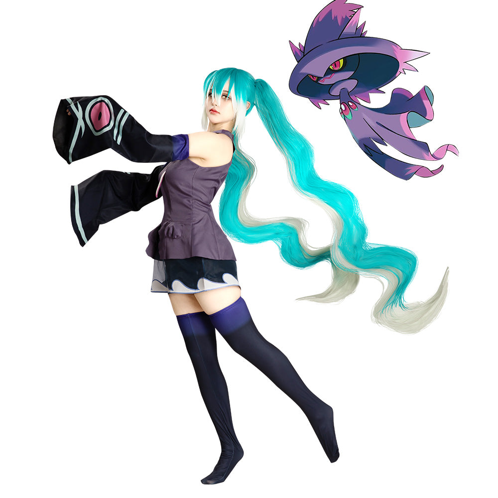 PM feat. Vocal Idol Project VOLTAGE Moumaji Ghost Type Cosplay Costume – Gcosplay