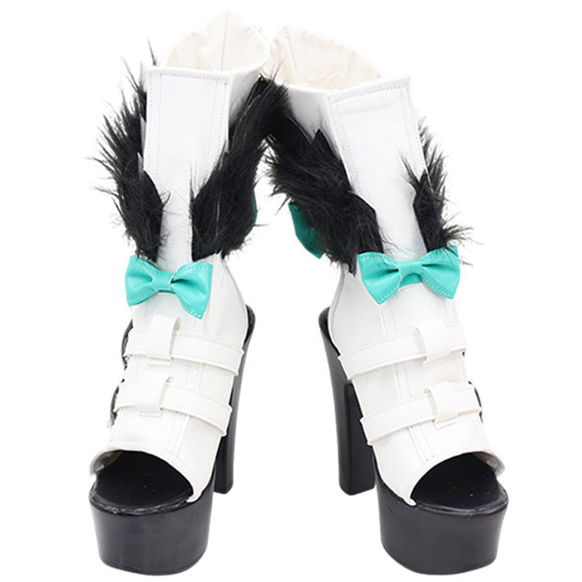 Akatsuki Deidara aus Naruto Halloween Weiße Schuhe Cosplay Stiefel