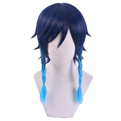 Genshin Impact Venti Blue Cosplay Wig