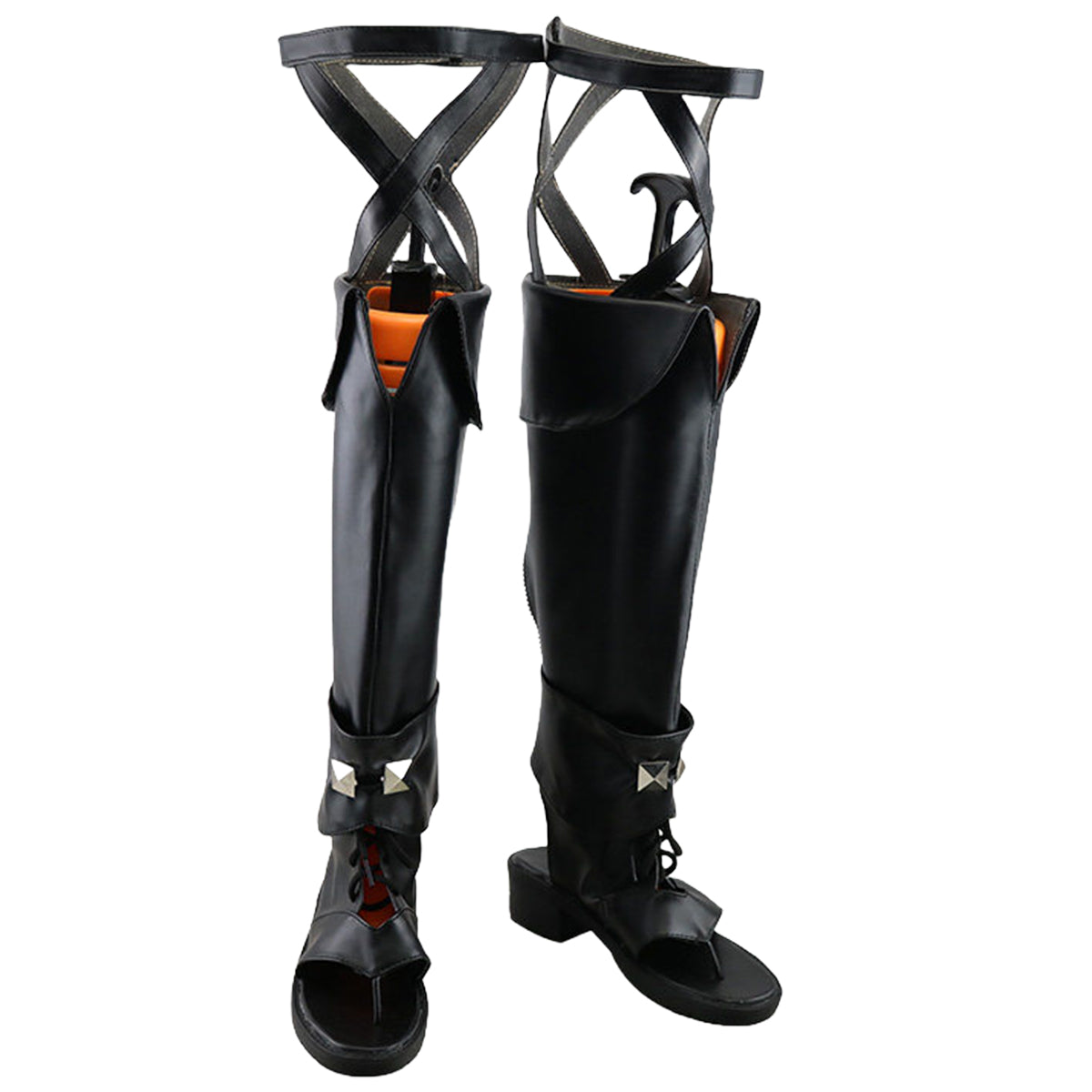 Akatsuki Deidara de Naruto Halloween zapatos blancos botas de Cosplay