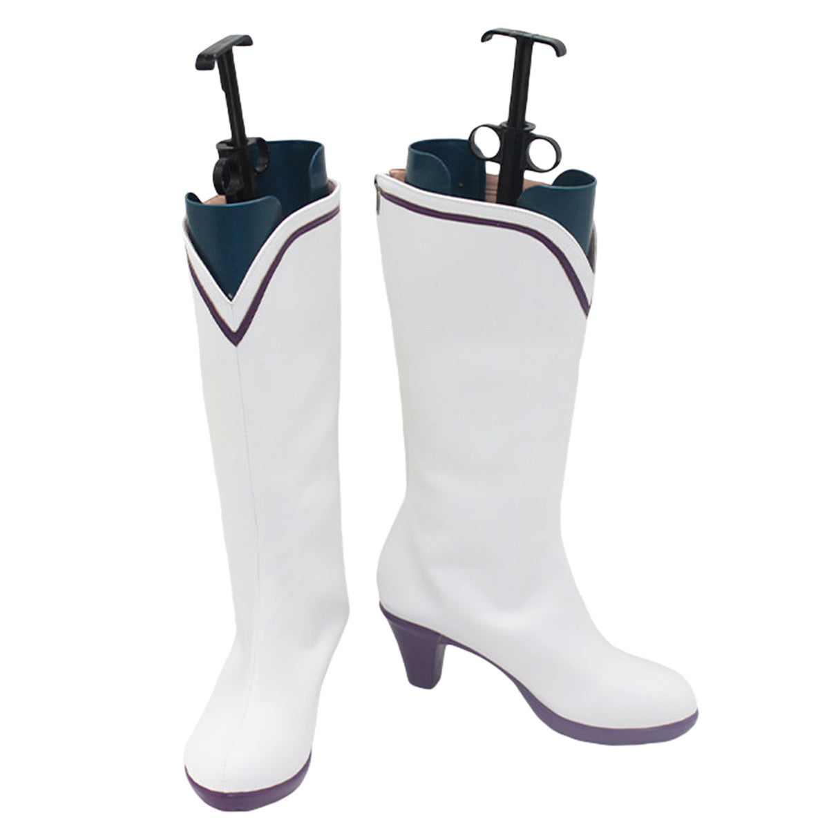 Akatsuki Deidara de Naruto Halloween zapatos blancos botas de Cosplay