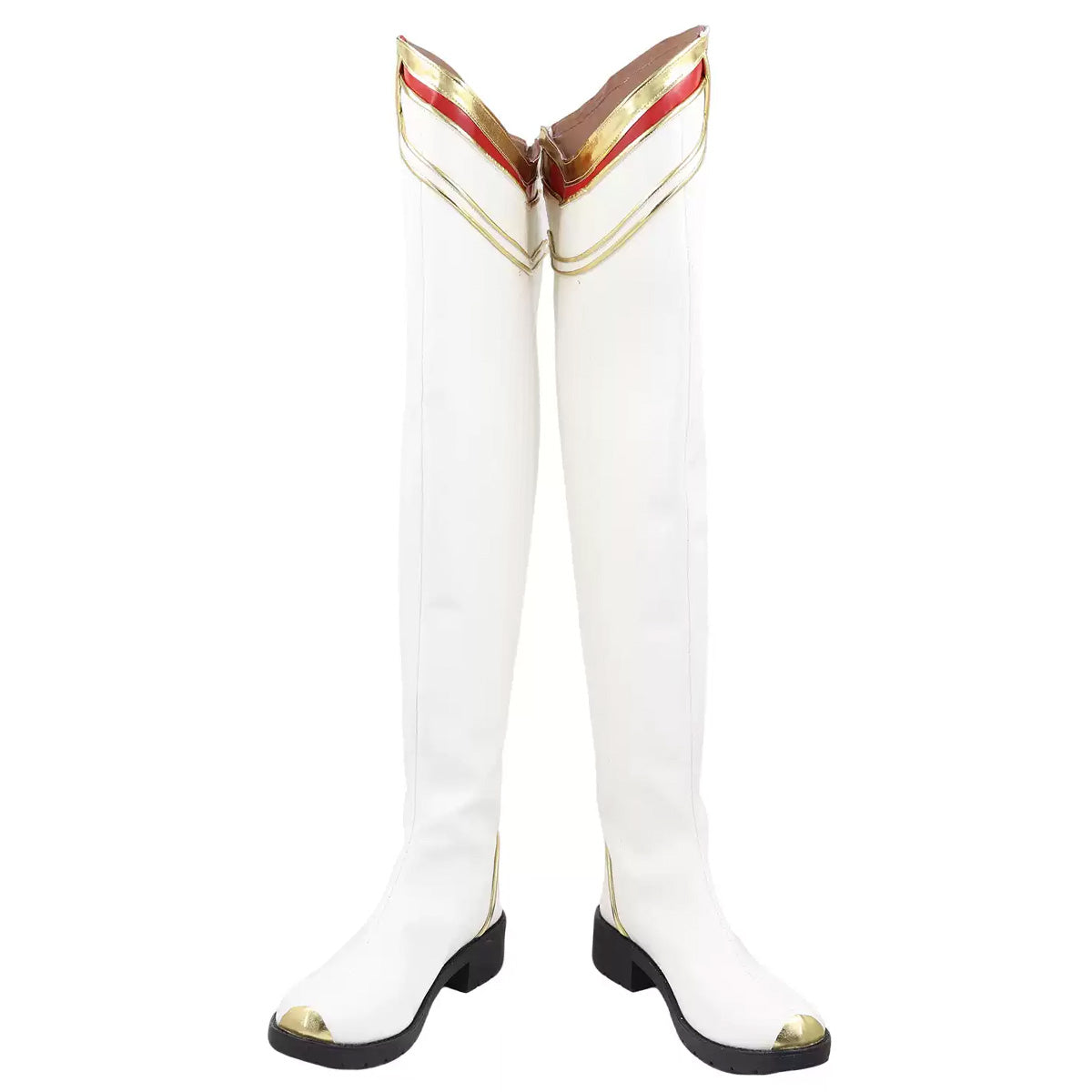 Clair Obscur: Expedition 33 Maelle White Flowers Suit Outfit White Shoes Cosplay Boots