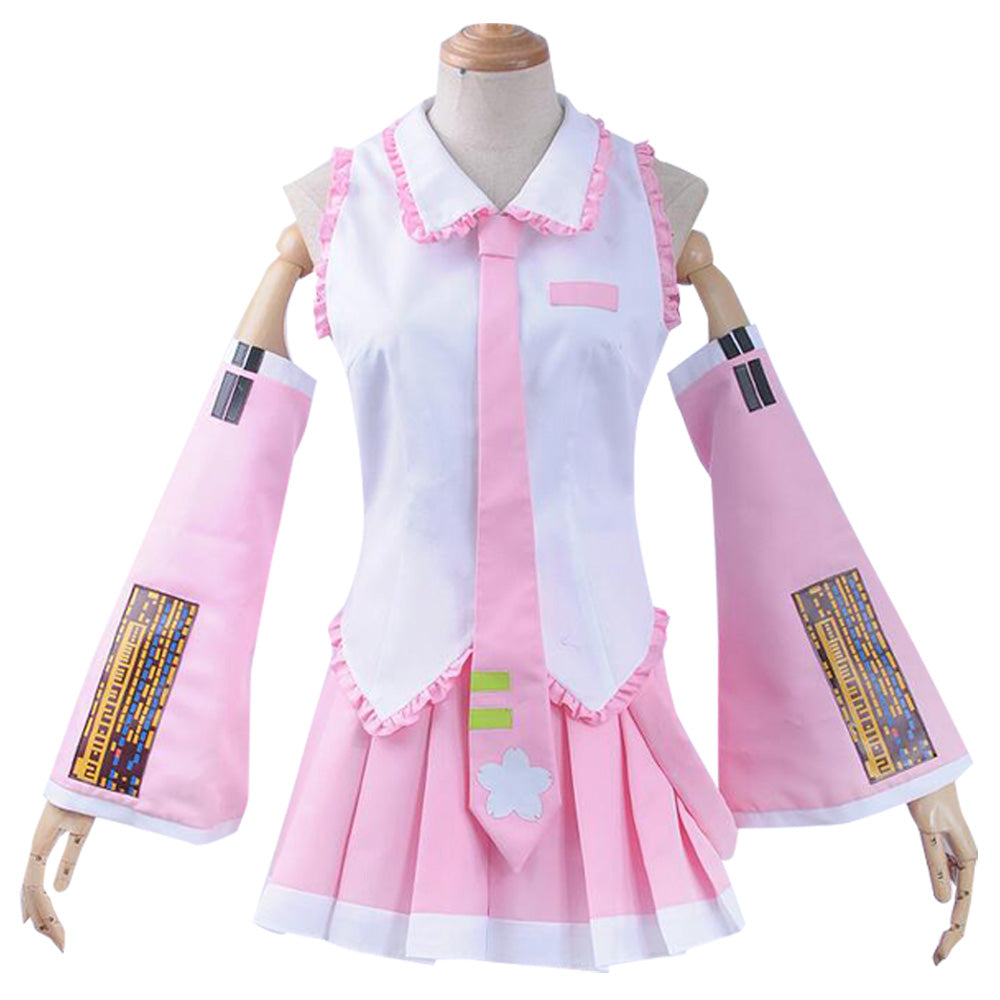 Vocaloid Hatsune Miku Sakura Miku Cosplay Costume
