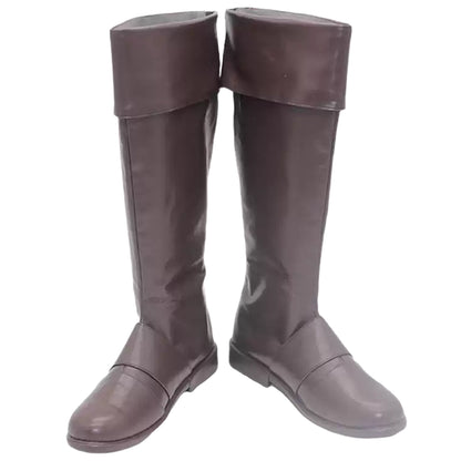 Critical Role The Mighty Nein Caleb Widogast Brown Shoes Cosplay Boots