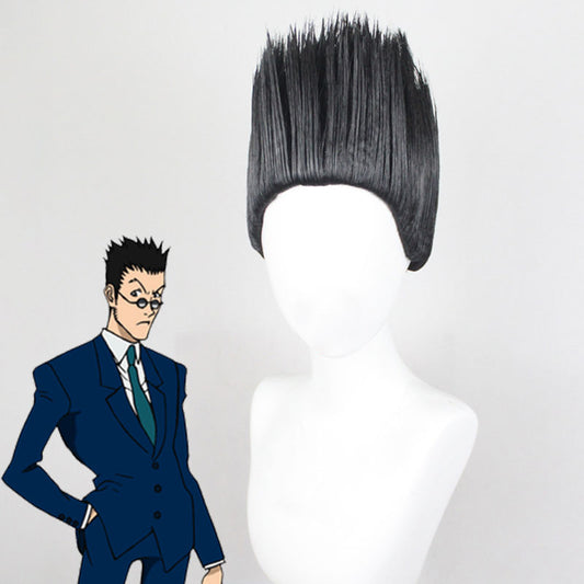 Hunter X Hunter Leorio PaladiKnight Black Cosplay Wig