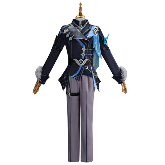 Genshin Impact Aether Snezhnaya Outfit Cosplay Costume