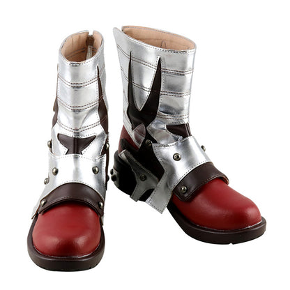 Final Fantasy VII Remake FF7 Biggs Brown Shoes Cosplay Boots