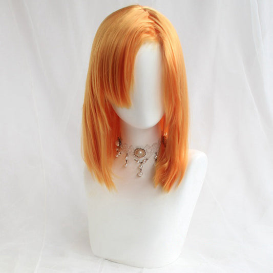 Higurashi When They Cry Ryugu Rena Orange Cosplay Wig