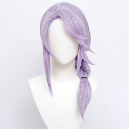 Final Fantasy XIV Endwalker FF14 Hythlodaeus Light Purple Cosplay Wig