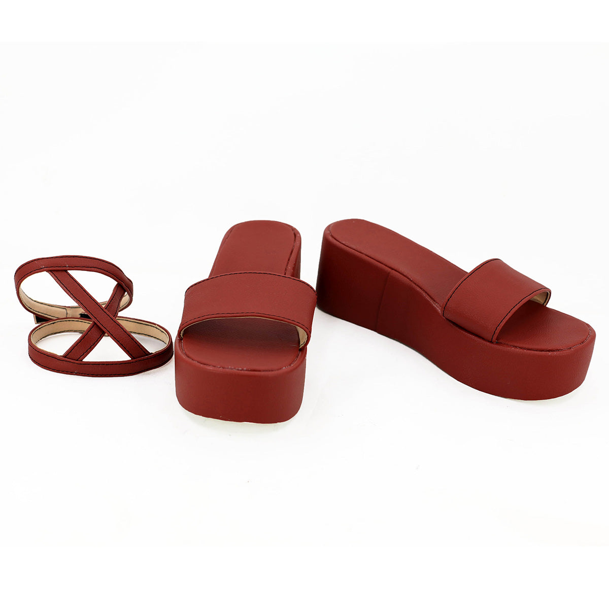 Akatsuki Deidara de Naruto Halloween zapatos blancos botas de Cosplay