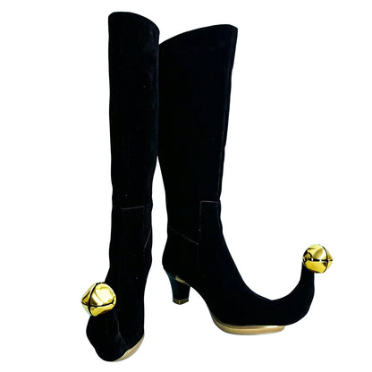 TFC Jester Black Shoes Cosplay Boots