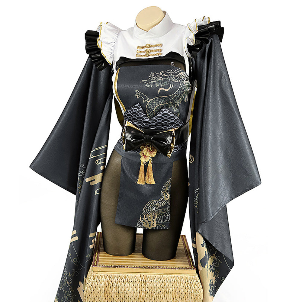 Goddess of Victory: Nikke Blanc White Rabbit Sexy Kimono Cosplay Costume L Goddess of Victory: Nikke Blanc White Rabbit Sexy Kimono Cosplay Costume L