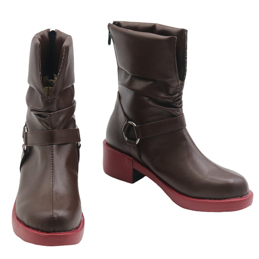Akatsuki Deidara aus Naruto Halloween Weiße Schuhe Cosplay Stiefel